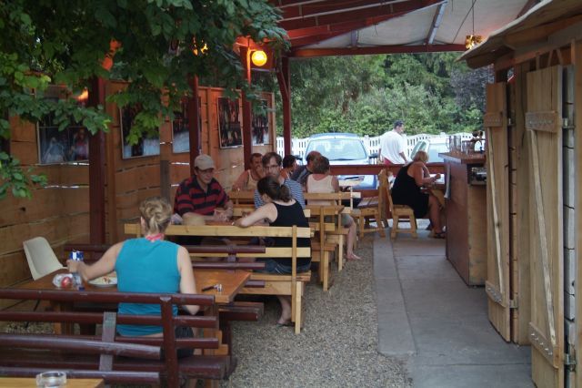 bar area in Hullam Hostel